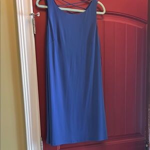 NWT Jessica H Elegant Blue Sleeveless Dress